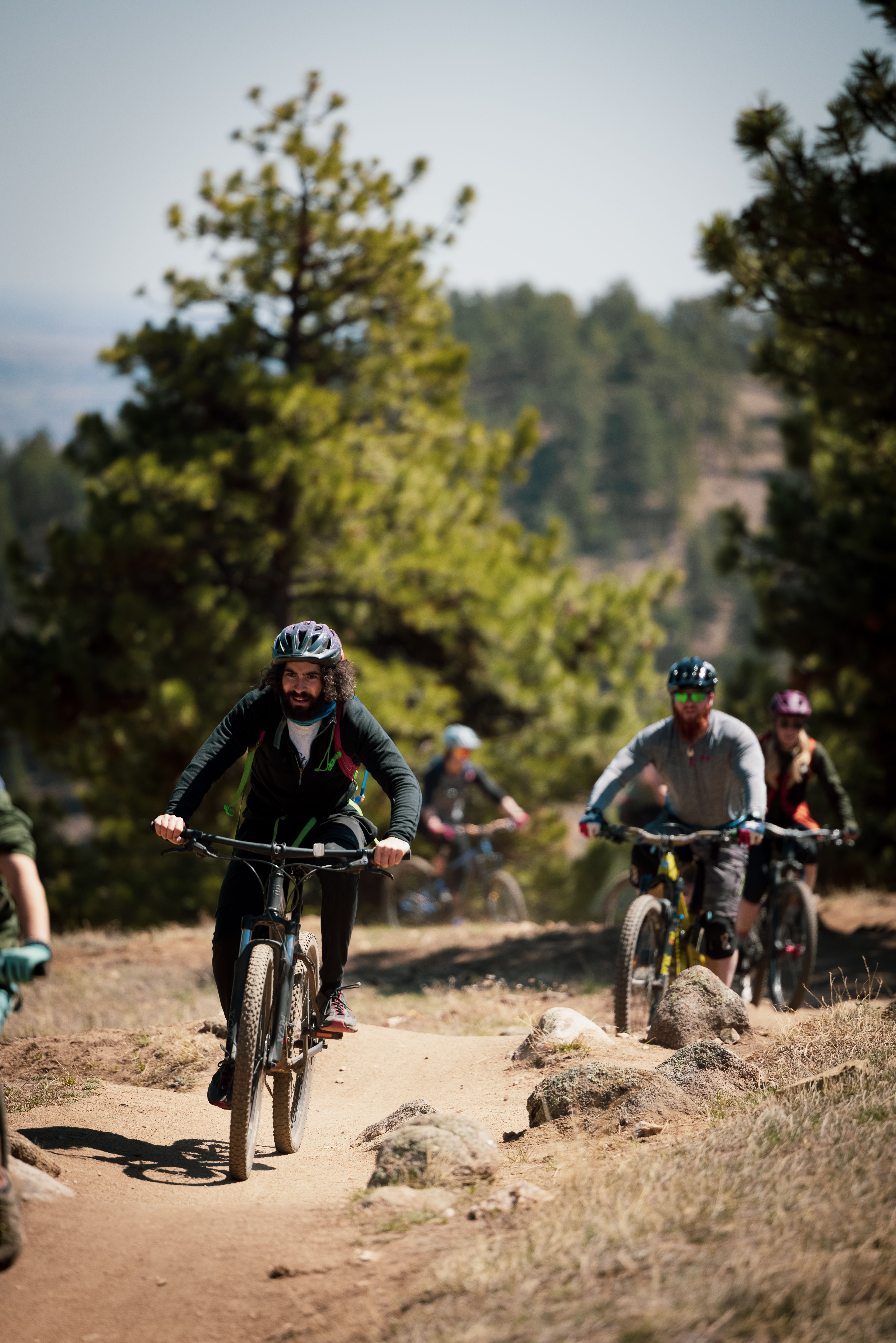 Bicycle trail through the lodge grounds